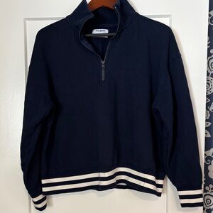 Old Navy Femme M Navy Zip-Up Sweater